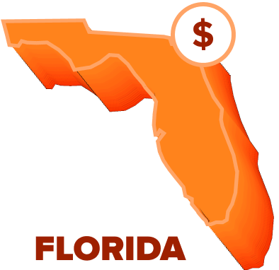 Imagen del mapa de Florida
